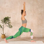 Buddha Stones Green Lotus Flower Leaf Print Sports Fitness Leggings Women's Yoga Pants - image 12