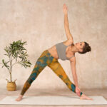 Buddha Stones Dark Goldenrod Mountain Print Fitness Leggings Women's Yoga Pants - image 10
