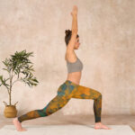 Buddha Stones Dark Goldenrod Mountain Print Fitness Leggings Women's Yoga Pants - image 12