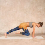 Buddha Stones Dark Blue Mountain Sunset Print Fitness Leggings Women's Yoga Pants - image 9