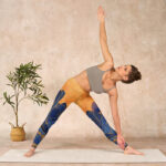 Buddha Stones Dark Blue Mountain Sunset Print Fitness Leggings Women's Yoga Pants - image 10