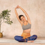Buddha Stones Dark Blue Mountain Sunset Print Fitness Leggings Women's Yoga Pants - image 14