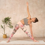 Buddha Stones Pink Sakura Antique Building Print Fitness Leggings Women's Yoga Pants - image 10