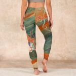 Buddha Stones Dunhuang Flying Apsaras Print Gym Leggings Women's Yoga Pants - image 15