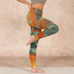 Buddha Stones Dunhuang Flying Apsaras Print Gym Leggings Women's Yoga Pants - image 16