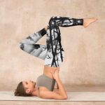 Buddha Stones Ink Painting Bamboo Pine Mountain Scenery Print Gym Leggings Women's Yoga Pants - image 8