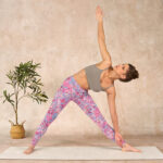 Buddha Stones Pink Flowers Print Gym Fitness Leggings Women's Yoga Pants - image 10