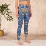 Buddha Stones Lotus Flowers Print Gym Leggings Women's Yoga Pants - image 4