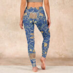 Buddha Stones Lotus Flowers Print Gym Leggings Women's Yoga Pants - image 17
