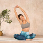 Buddha Stones Dark Green Cloud Gym Leggings Women's Yoga Pants - image 14