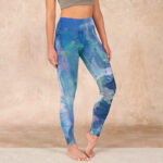Buddha Stones Lotus Flowers Leaves Birds Gym Leggings Women's Yoga Pants - RoyalBlue - US18，UK/AU22，EU50 (4XL) - image 1