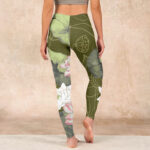 Buddha Stones Lotus Print Gym Leggings Women's Yoga Pants - image 16