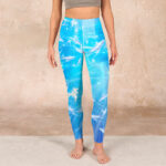 Buddha Stones Fish In The Ocean Print Gym Leggings Women's Yoga Pants - image 2