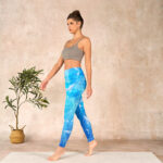 Buddha Stones Fish In The Ocean Print Gym Leggings Women's Yoga Pants - image 13