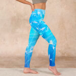 Buddha Stones Fish In The Ocean Print Gym Leggings Women's Yoga Pants - image 15