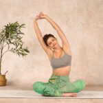 Buddha Stones Green Bamboo Pavilion Print Gym Leggings Women's Yoga Pants - image 14