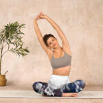 Buddha Stones Ink Painting Pine Tree Print Gym Leggings Women's Yoga Pants - image 14