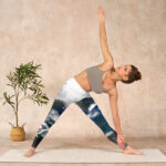 Buddha Stones Ink Painting Pine Tree Print Gym Leggings Women's Yoga Pants - image 10