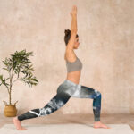 Buddha Stones Ink Painting Pine Tree Print Gym Leggings Women's Yoga Pants - image 12