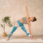 Buddha Stones Dragon Cherry Blossoms Print Gym Leggings Women's Yoga Pants - image 10