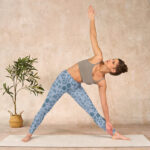 Buddha Stones Lush Flowers Plants Print Gym Leggings Women's Yoga Pants - image 10