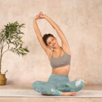 Buddha Stones Lotus Leaf Bird Print Gym Leggings Women's Yoga Pants - image 14