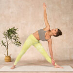 Buddha Stones Yellow Rose Print Fitness Leggings Women's Yoga Pants - image 10