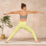 Buddha Stones Yellow Rose Print Fitness Leggings Women's Yoga Pants - image 11