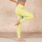 Buddha Stones Yellow Rose Print Fitness Leggings Women's Yoga Pants - image 17
