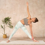 Buddha Stones Green Bamboo Leaves Print Sports Leggings Women's Yoga Pants - image 10