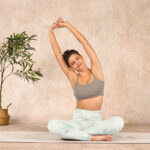 Buddha Stones Green Bamboo Leaves Print Sports Leggings Women's Yoga Pants - image 14