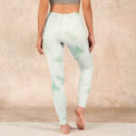 Buddha Stones Green Bamboo Leaves Print Sports Leggings Women's Yoga Pants - image 17