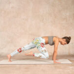 Buddha Stones White Daisy Red Flower Print Sports Leggings Women's Yoga Pants - image 9