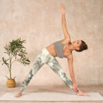 Buddha Stones Mountain Tree River Scenery Print Sports Leggings Women's Yoga Pants - image 10