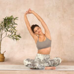 Buddha Stones Mountain Tree River Scenery Print Sports Leggings Women's Yoga Pants - image 14