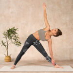 Buddha Stones Gray Peony Rose Flower Sketch Print Gym Fitness Leggings Women's Yoga Pants - image 10