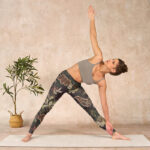 Buddha Stones Olive Florals Print Sports Fitness Leggings Women's Yoga Pants - image 10