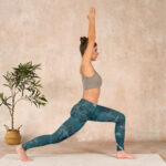 Buddha Stones Peony Flower Magpie Butterfly Print Gym Fitness Leggings Women's Yoga Pants - image 12