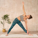 Buddha Stones Peony Flower Magpie Butterfly Print Gym Fitness Leggings Women's Yoga Pants - image 10