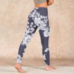 Buddha Stones Flowers Blossom Print Sports Fitness Leggings Women's Yoga Pants - image 5