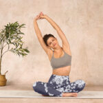 Buddha Stones Flowers Blossom Print Sports Fitness Leggings Women's Yoga Pants - image 14