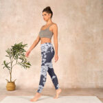 Buddha Stones Flowers Blossom Print Sports Fitness Leggings Women's Yoga Pants - image 13