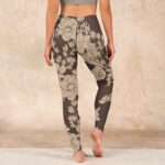 Buddha Stones Flowers Blossom Print Sports Fitness Leggings Women's Yoga Pants - image 32
