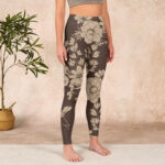 Buddha Stones Flowers Blossom Print Sports Fitness Leggings Women's Yoga Pants - image 21