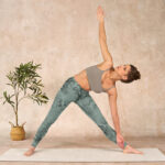 Buddha Stones Casual Flower Leaves Print Gym Fitness Leggings Women's Yoga Pants - image 10