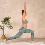 Buddha Stones Casual Flower Leaves Print Gym Fitness Leggings Women's Yoga Pants - image 12
