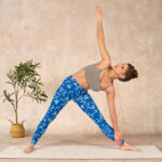 Buddha Stones Vine Plants Flowers Print Gym Leggings Women's Yoga Pants - image 10