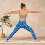 Buddha Stones Vine Plants Flowers Print Gym Leggings Women's Yoga Pants - image 11
