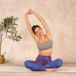 Buddha Stones Purple Compass Mandala Flower Print Gym Fitness Leggings Women's Yoga Pants - image 14