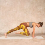 Buddha Stones Golden Dragon Flowers Print Gym Leggings Women's Yoga Pants - image 9